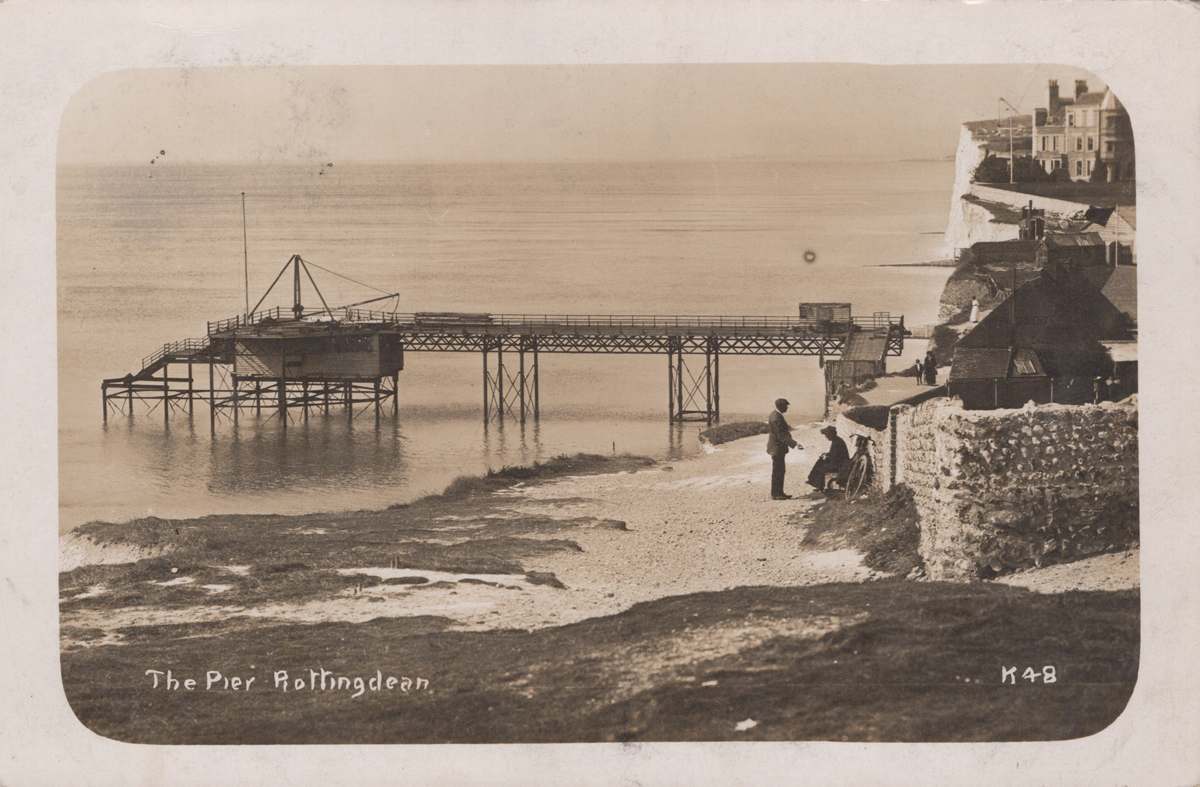 A collection of approximately 56 postcards of Rottingdean, East Sussex, including photographic - Image 16 of 17