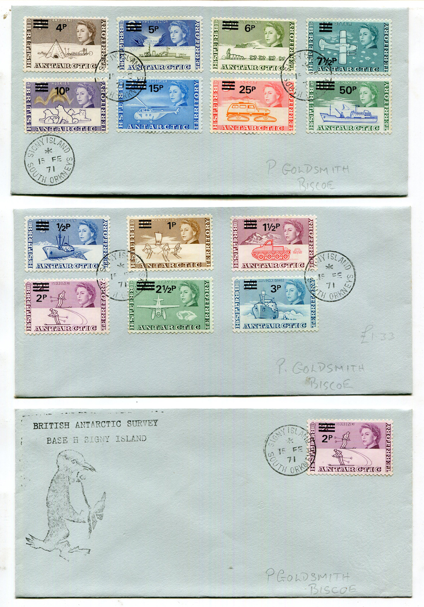 Two albums containing Falkland Islands dependencies British Antarctic Territory covers, from 1946- - Image 2 of 3