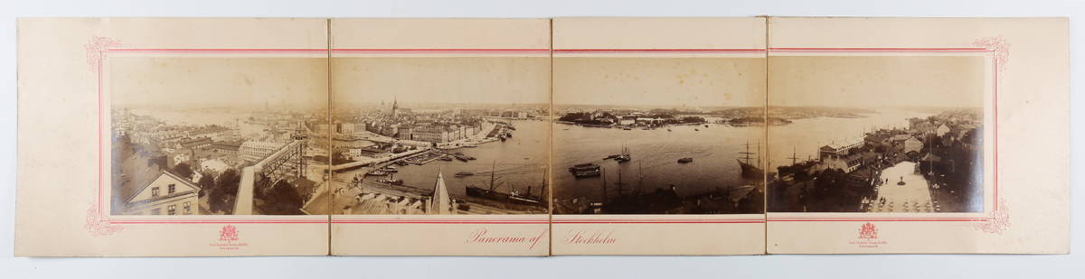 EPHEMERA. A collection of various ephemera, including a folding albumen-print photograph titled 'A