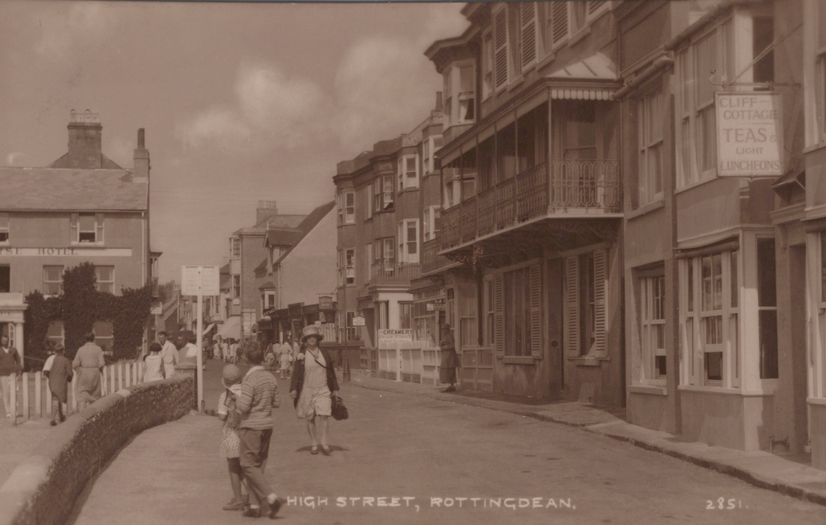 A collection of approximately 56 postcards of Rottingdean, East Sussex, including photographic - Image 5 of 17