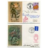 A police theme UK stamp collection in eight albums with stamps, postmark, first day covers special