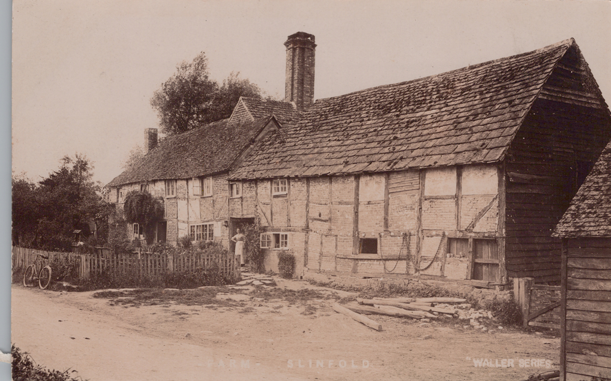 A collection of 45 postcards of Slinfold, West Sussex, including photographic postcards titled ' - Image 8 of 14