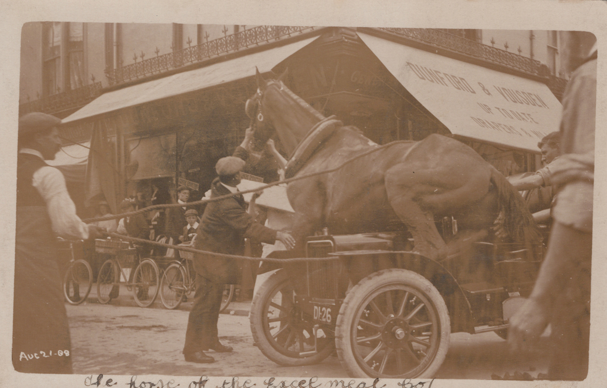 A collection of 22 postcards of disasters and extreme weather in Worthing, West Sussex, including - Image 15 of 28