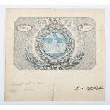 ROYALTY. An invitation to the Coronation of George IV in 1821, 25cm x 23.5cm, together with a mid-