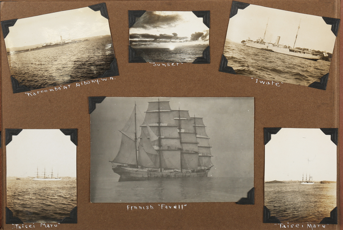 PHOTOGRAPHS. An album containing 16 postcards and approximately 189 photographs mainly of - Image 4 of 5