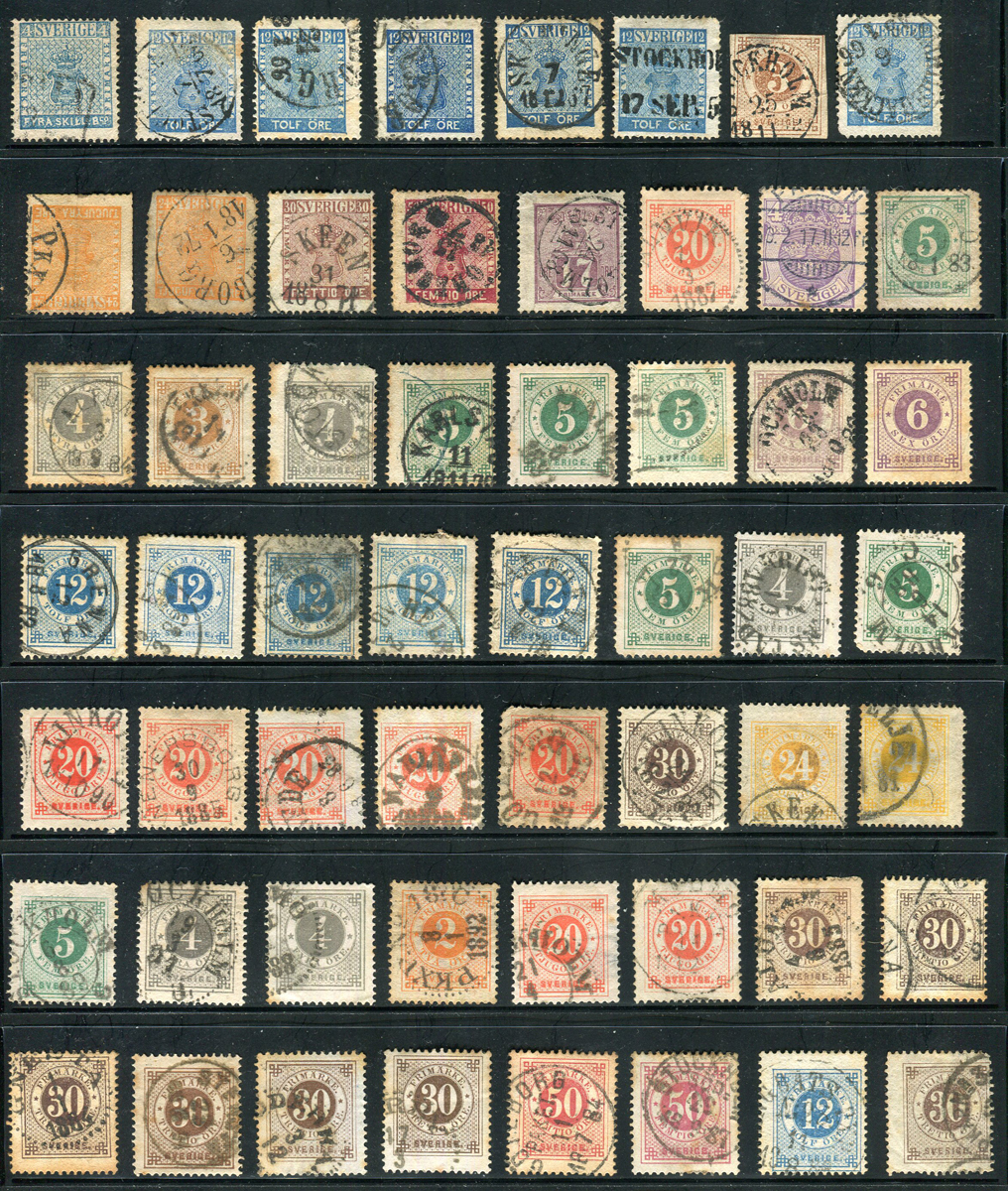 Twelve stock books containing foreign stamps, mint and used, with Belgium, France and Italy (2