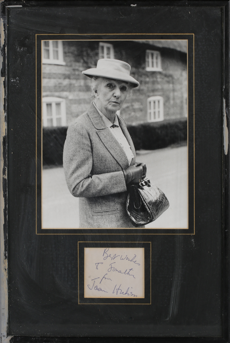 AUTOGRAPHS. An autographed leaf signed by Fred Astaire, mounted and framed with a black and white - Image 4 of 9