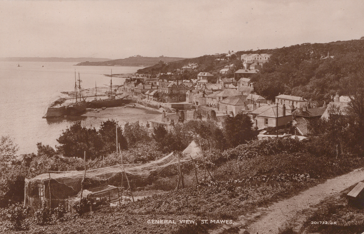 A collection of approximately 51 postcards of Cornwall, including photographic postcards titled ' - Image 7 of 8