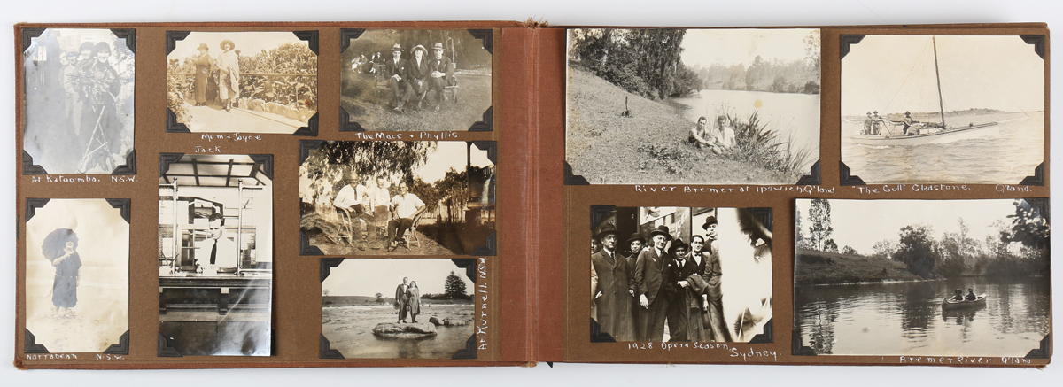 PHOTOGRAPHS. An album containing 16 postcards and approximately 189 photographs mainly of - Image 2 of 5