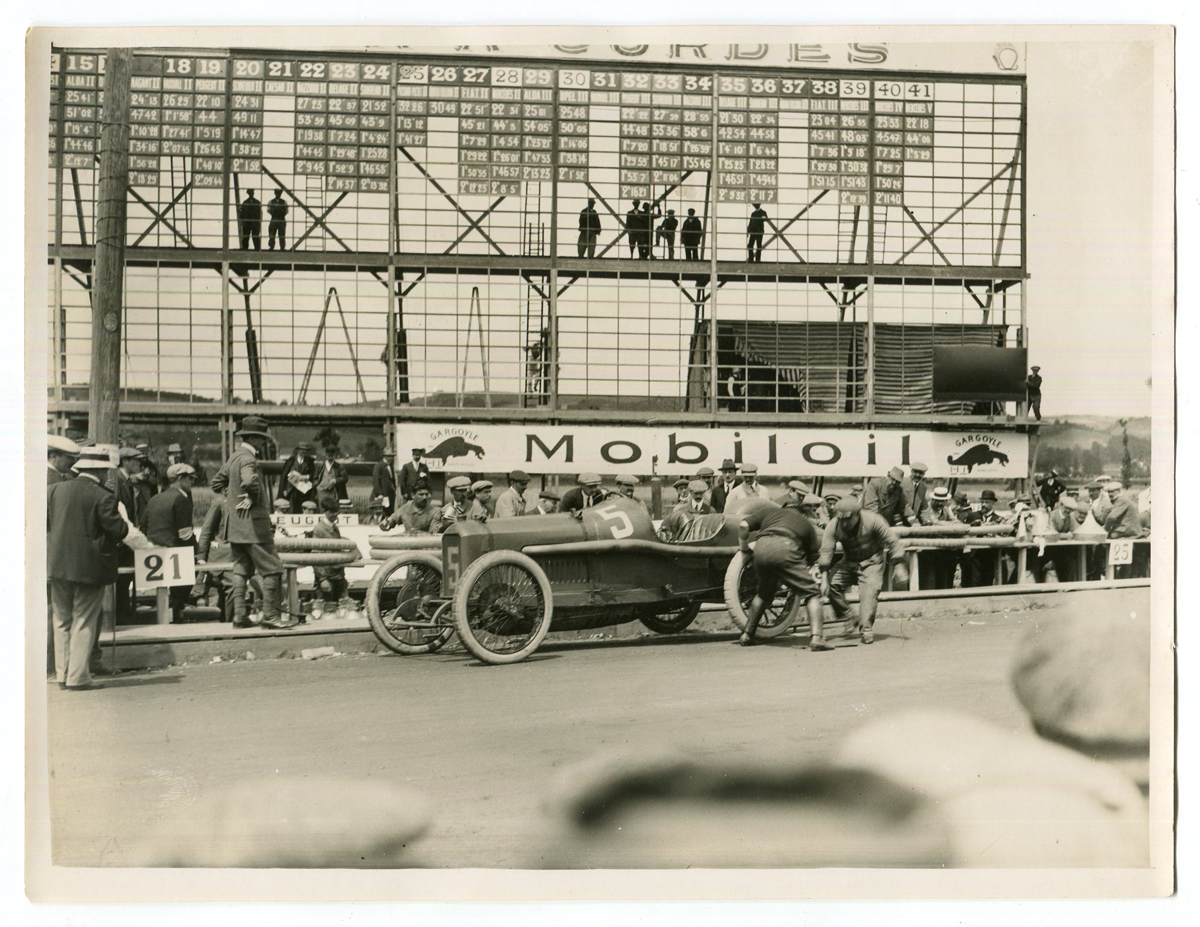 MOTOR RACING. A collection of 30 black and white photographs of 1913-1914 motor races, 17cm x 21.