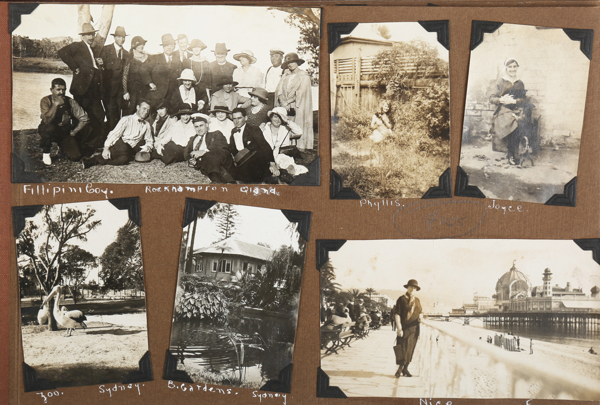 PHOTOGRAPHS. An album containing 16 postcards and approximately 189 photographs mainly of - Image 3 of 5