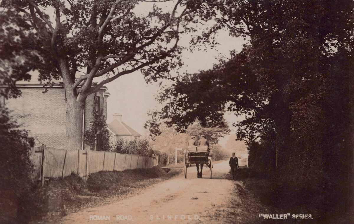 A collection of 45 postcards of Slinfold, West Sussex, including photographic postcards titled ' - Image 4 of 14