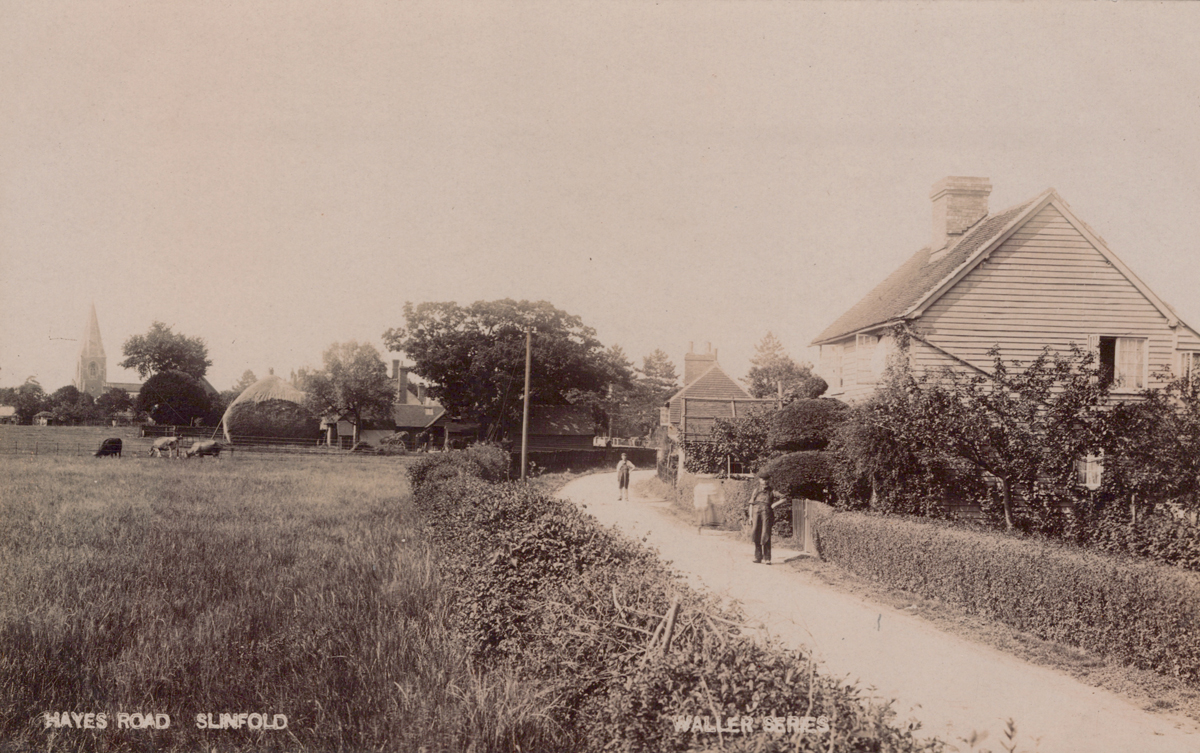 A collection of 45 postcards of Slinfold, West Sussex, including photographic postcards titled ' - Image 3 of 14