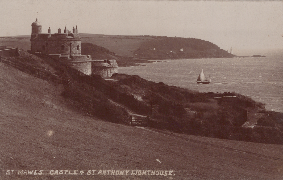 A collection of approximately 51 postcards of Cornwall, including photographic postcards titled ' - Image 2 of 8