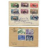 Two albums containing Falkland Islands dependencies British Antarctic Territory covers, from 1946-