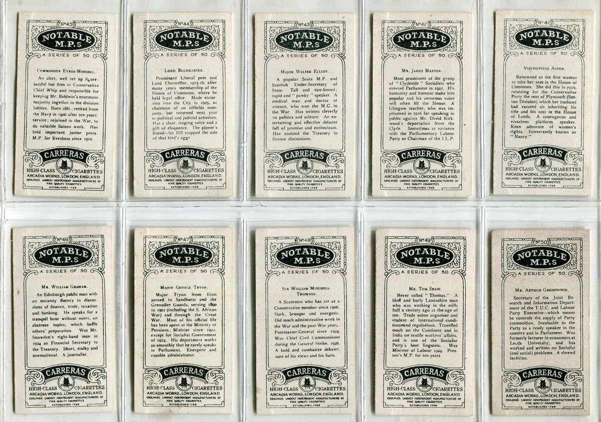 A collection of cigarette and trade cards in twenty-three albums, including a set of 50 Carreras ' - Image 17 of 29