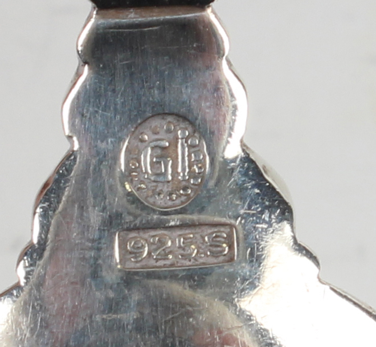 A Georg Jensen sterling Acorn pattern teaspoon, import mark London 1930 by Stockwell & Co, - Image 3 of 4