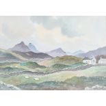 Ethelbert White - Snowdonia, Wales, 20th century watercolour, signed, 26cm x 37cm, within a