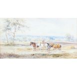 Henry Earp Senior - 'Returning Home near Sheffield Park, Sussex', watercolour, signed and dated 1899