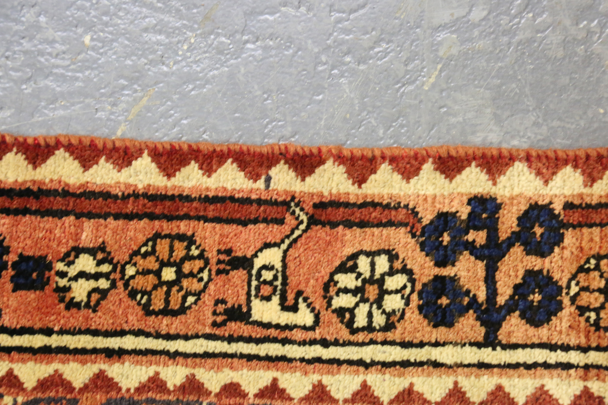 A Nahawand rug, North-west Persia, late 20th century, the charcoal field with an angular - Image 5 of 11