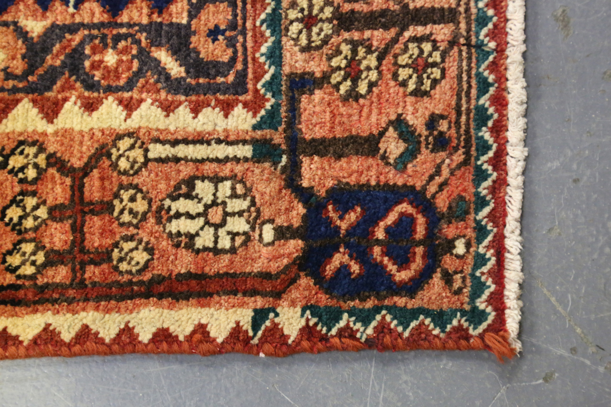 A Nahawand rug, North-west Persia, late 20th century, the charcoal field with an angular - Image 6 of 11