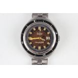 A Zodiac Automatic Super Sea Wolf 75 ATM stainless steel cased gentleman's wristwatch with signed
