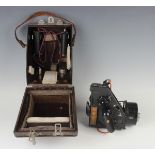 A World War II period Air Ministry Bubble sextant, Mark IXA, No. 6277/41, within a folding