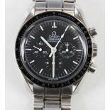 An Omega Speedmaster Professional 'Moon Watch' chronograph steel cased gentleman's bracelet