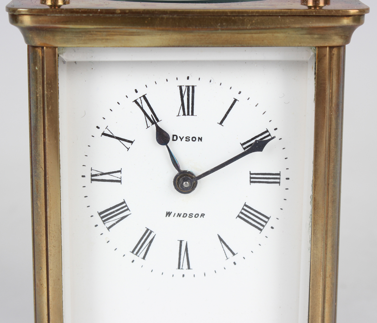 A 20th century silvered brass serpentine cased carriage timepiece, height 16.5cm, together with - Image 14 of 26