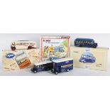 A collection of Corgi Classics buses and coaches, various liveries, including limited editions,