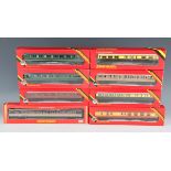 A Hornby gauge OO R.4140 Atlantic Coast Express coach pack and a collection of Hornby Railways gauge
