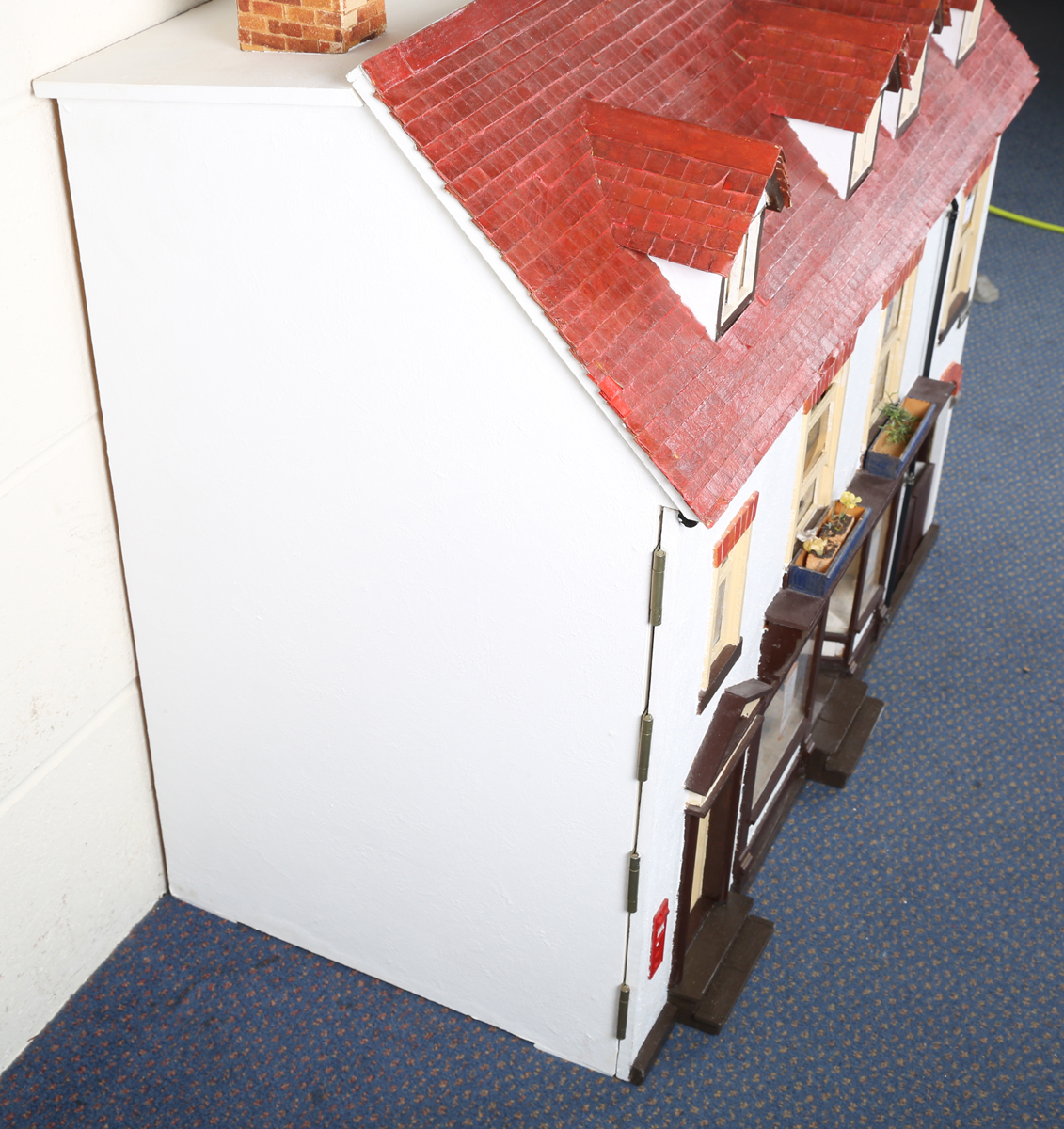 A doll's house baker's shop 'Crumble & Spice', the hinged dormer roof revealing a landing and two - Image 14 of 17