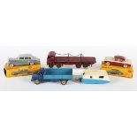 A small collection of Dinky Toys and Supertoys vehicles, comprising No. 150 Rolls-Royce Silver