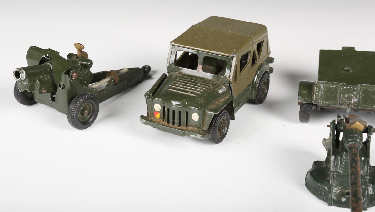 A small collection of Britains army vehicles and accessories, comprising No. 2102 Austin Champ, - Image 7 of 7