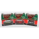 A collection of Corgi The Original Omnibus buses, trolley buses, double decker buses and coaches