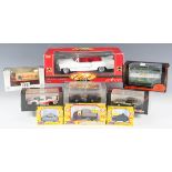 A collection of diecast vehicles, including Classix Transport Treasures, DeetailCars Collection,
