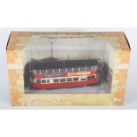 Twenty-two Corgi Original Omnibus OM40501 Feltham trams London Transport with The Morning Post/