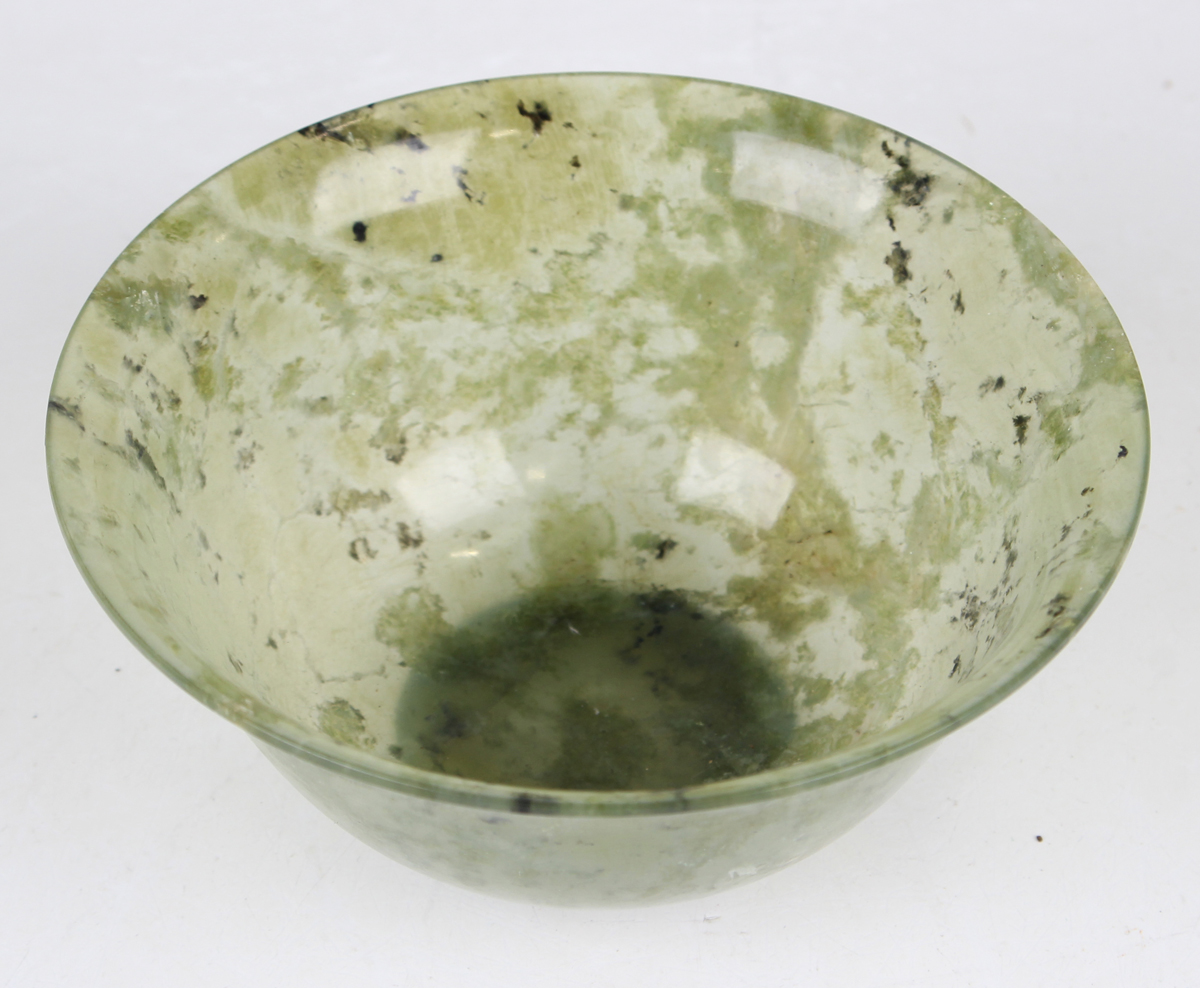 A Chinese plique-à-jour bowl, mid-20th century, of steep-sided lobed form, decorated with flowers, - Image 15 of 29