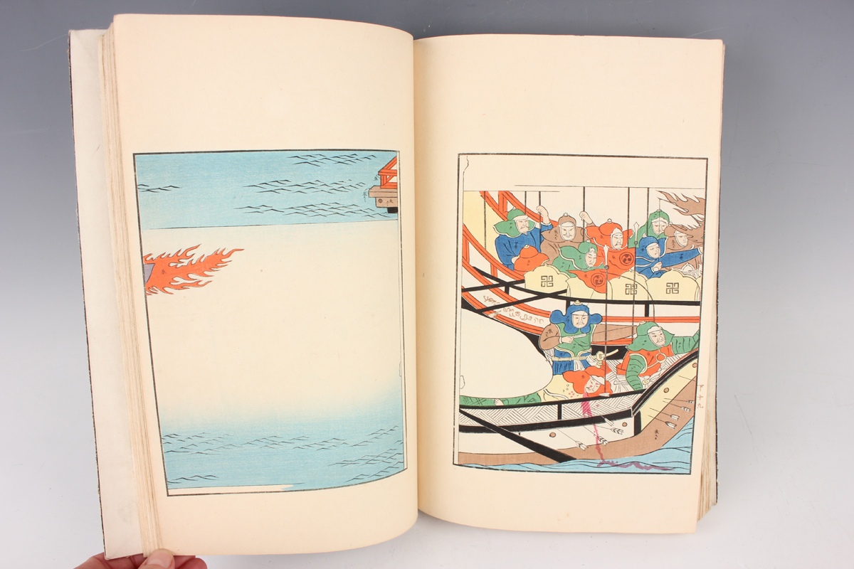 A collection of assorted Japanese prints, 20th century, including various Hiroshige Tokaido road - Image 16 of 40