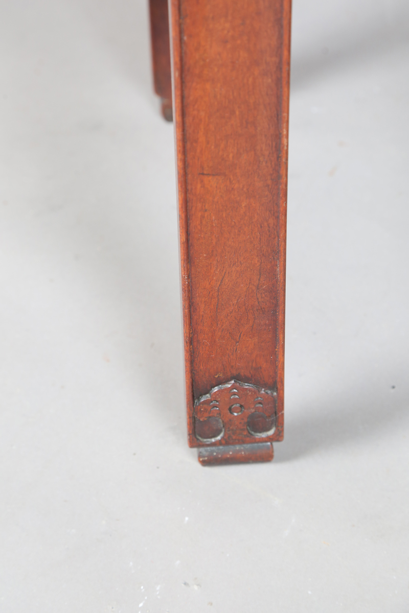 A Chinese hardwood altar table, 20th century, the rectangular panelled top with curved ends, the - Image 14 of 28