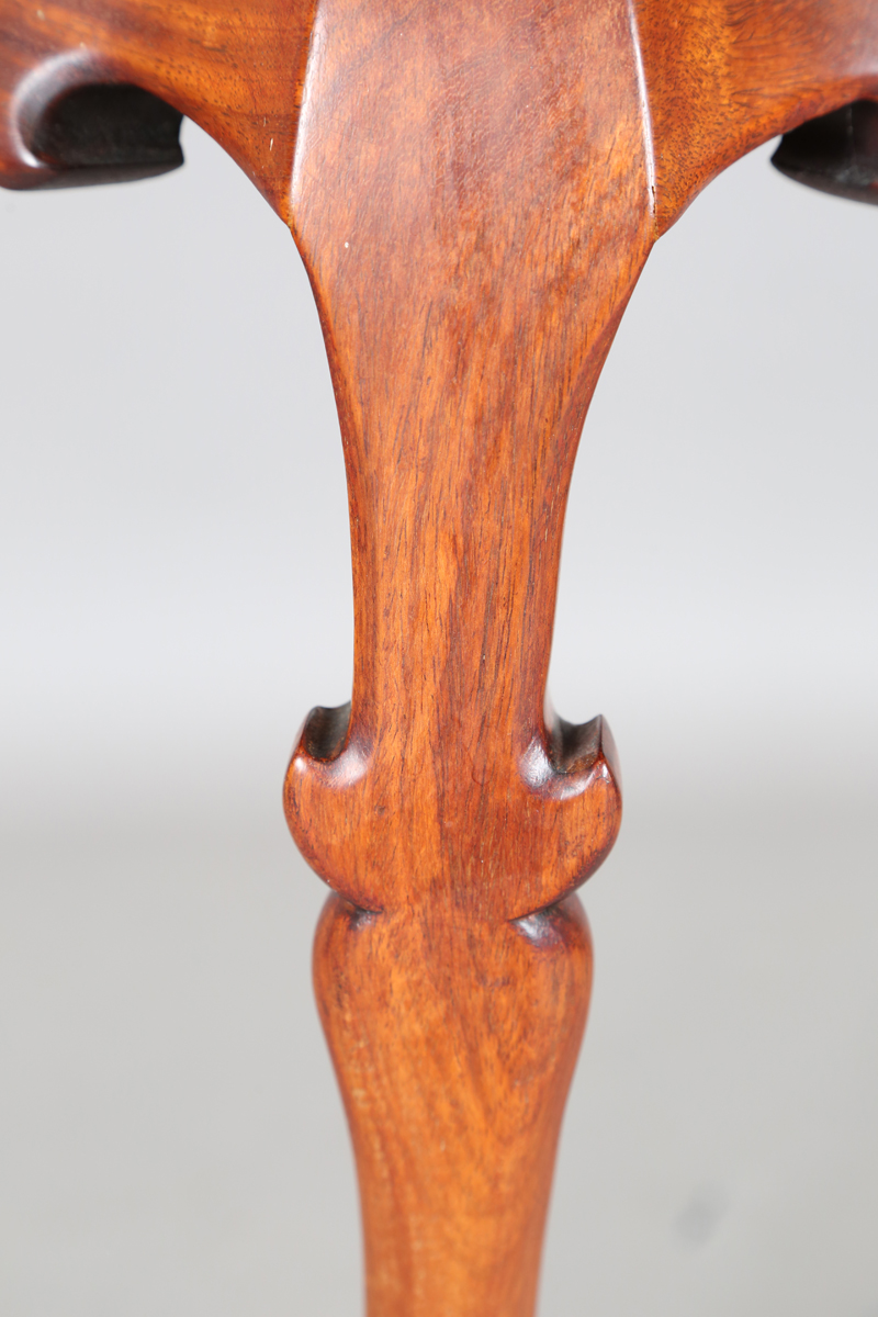 A Chinese hardwood jardinière stand, 20th century, the shaped top inset with a grey marble panel - Image 14 of 21