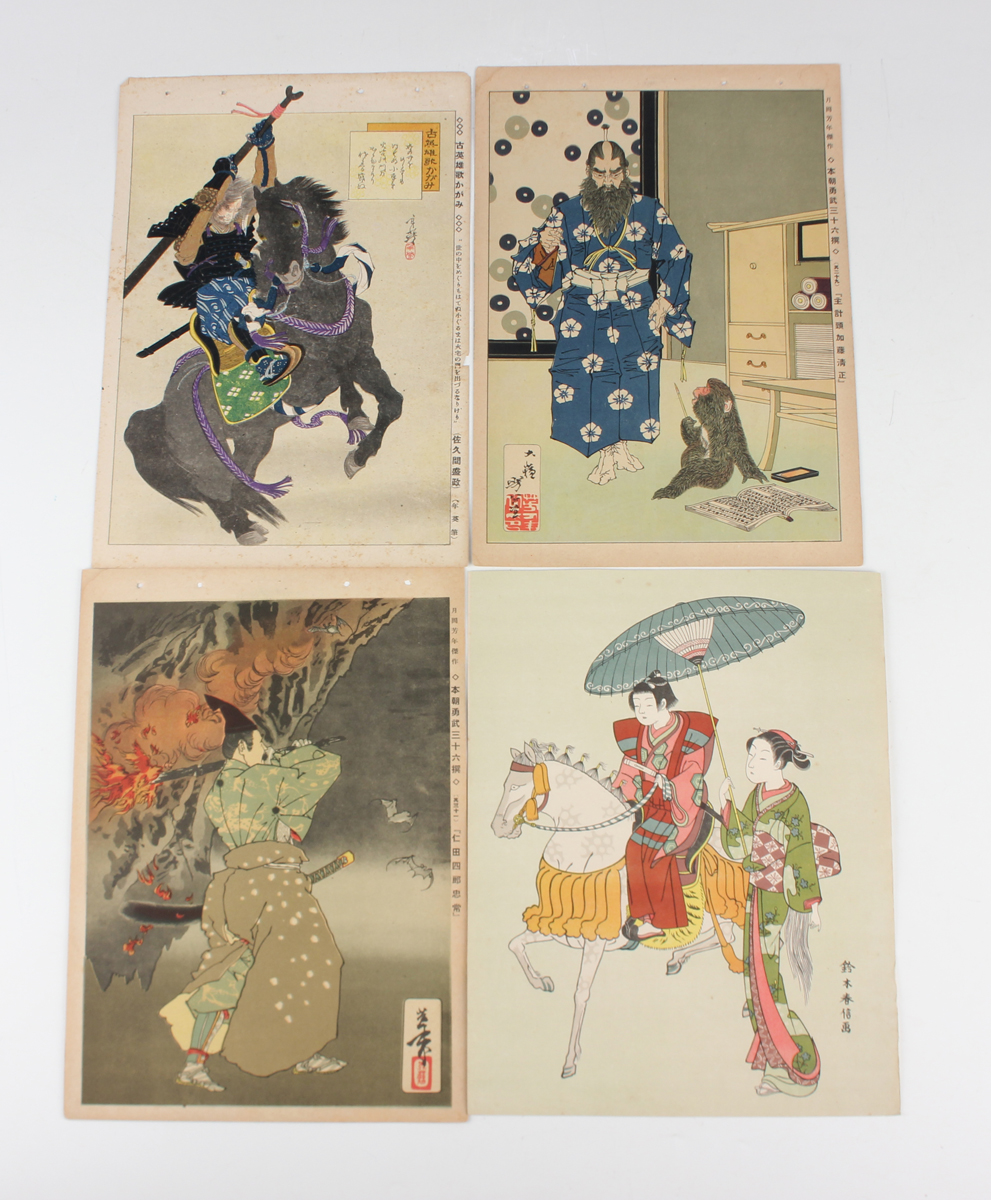 Utagawa Kuniyoshi (1797-1861) - a Japanese woodblock oban tateye print depicting the Conference of - Image 2 of 13