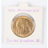 An Edward VII gold two pounds 1902.Buyer’s Premium 29.4% (including VAT @ 20%) of the hammer