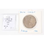 A Spain Charles IV eight reales or Pillar dollar 1792, Potosi Bolivia Mint.Buyer’s Premium 29.4% (