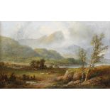 Circle of F.E. Jamieson - 'Loch Tay, Perthshire' and 'View on Loch Awe, Argyllshire', a pair of late