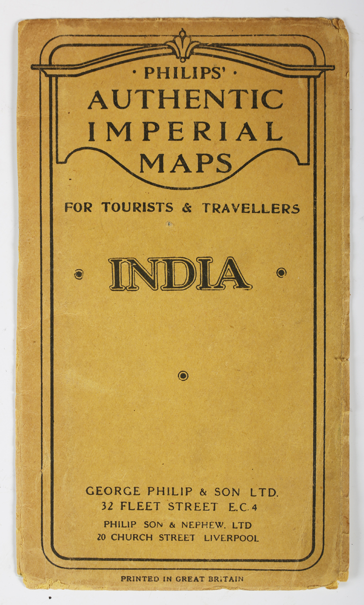 George Philip & Son (publisher) - 'India Railways & Irrigation Areas', colour lithograph from the ' - Image 3 of 12