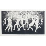 Aimée Birnbaum - 'Nocturnal Dance', 20th century soft-ground etching, signed, titled and editioned