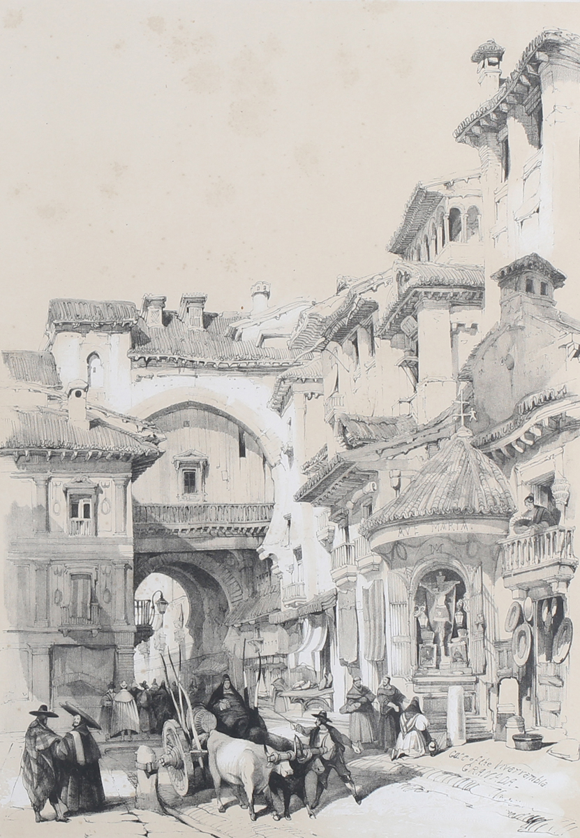 Louis Haghe, after David Roberts - 'The Mosque, Cordova' (Mosque-Cathedral of Córdoba), 19th century - Image 26 of 45