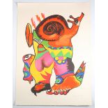 Mariano Hermandez - 'King Kong Caracol II', 20th century lithograph on wove paper, signed, titled,