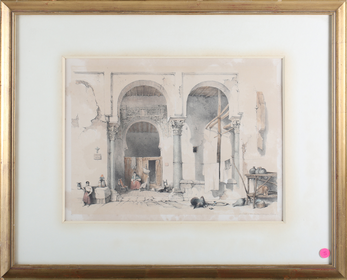 Louis Haghe, after David Roberts - 'The Mosque, Cordova' (Mosque-Cathedral of Córdoba), 19th century - Image 29 of 45